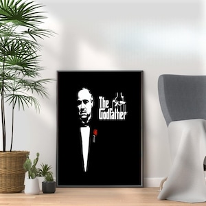 The Godfather Movie Poster: Vintage Film Print, Home Decor (A3, A4, A5)