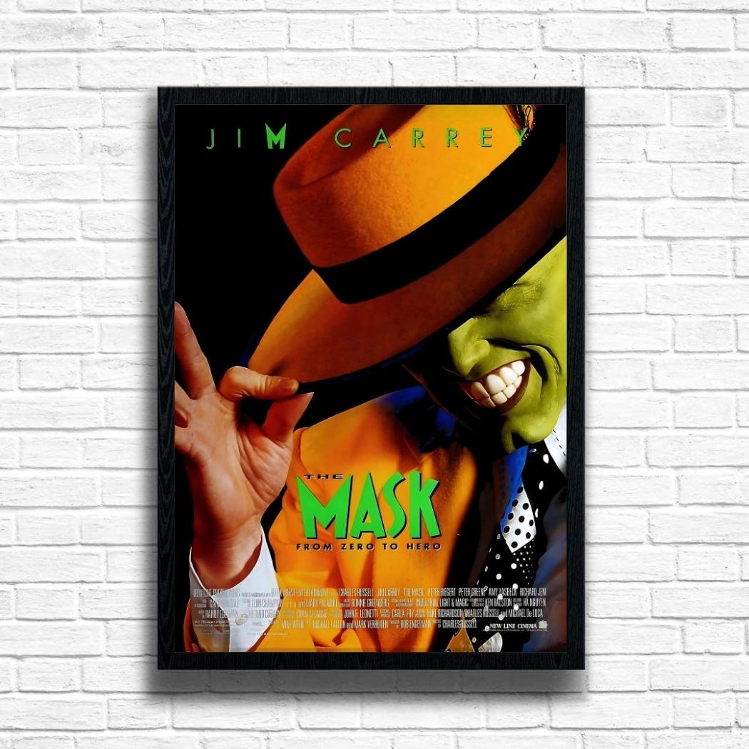 マスク 映画 ポスター マスク映画ポスター 90年代レトロ映画プリント