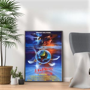 Nightmare on Elm Street 5 Poster: Chilling Horror Film Art