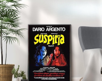 Suspiria Horror Movie Poster Print: Vintage Scary Film Art