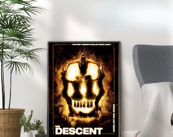 The Descent Movie Poster: Vintage Horror Film Art Print