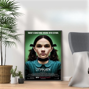 Orphan Horror Movie Poster Print: Vintage Scary Film Art
