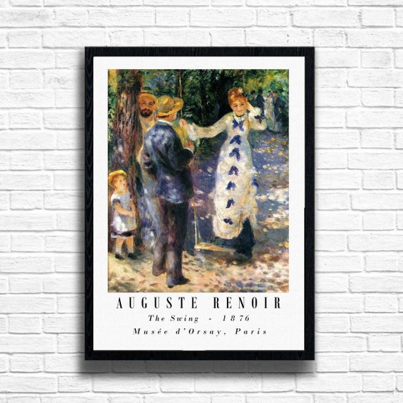 Renoir 'the Swing' Print: Classic Fine Art Reproduction - Etsy