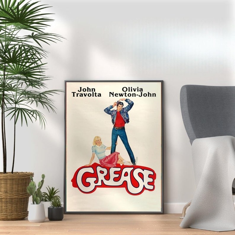 Grease Musical Poster Print: Broadway Theatre Wall Art - Etsy