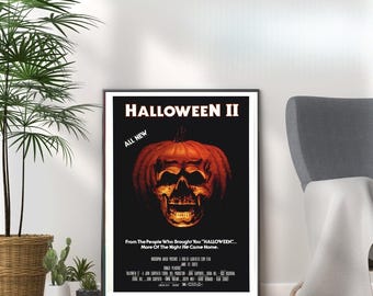 Halloween 2 Movie Poster Print: Vintage Horror Film Art
