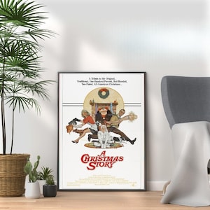 A Christmas Story - Christmas Classic Movie Print - Film Wall Art for Cinema Movie Lovers & Christmas Vibes Fans A3 A4 A5 Home Décor