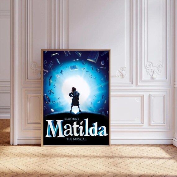 thumbnail image 2 of Matilda The Musical Movie Poster 2022 – Film Print, A4 A3 A2 A1 Maxi Sizes Available, Satin Paper 1155 2 of 6
