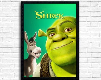 シュレック　USオリジナル映画ポスター Amazon.com: SHREK MOVIE POSTER 2 Sided ORIGINAL 27x40 MIKE MYERS