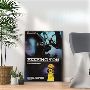 Peeping Tom Horror Movie Poster Print: Vintage Scary Film Art