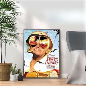 Fear And Loathing in Las Vegas Print: Retro Film Wandkunst