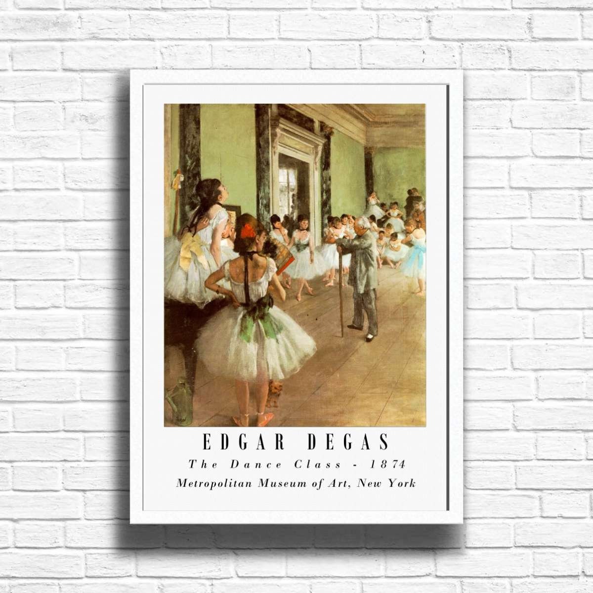 2拠点のため発送が6/27以降】Edgar Degas 額装アート踊りの稽古場 踊り