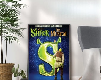 Shrek The Musical Poster: Broadway Theatre Wall Art