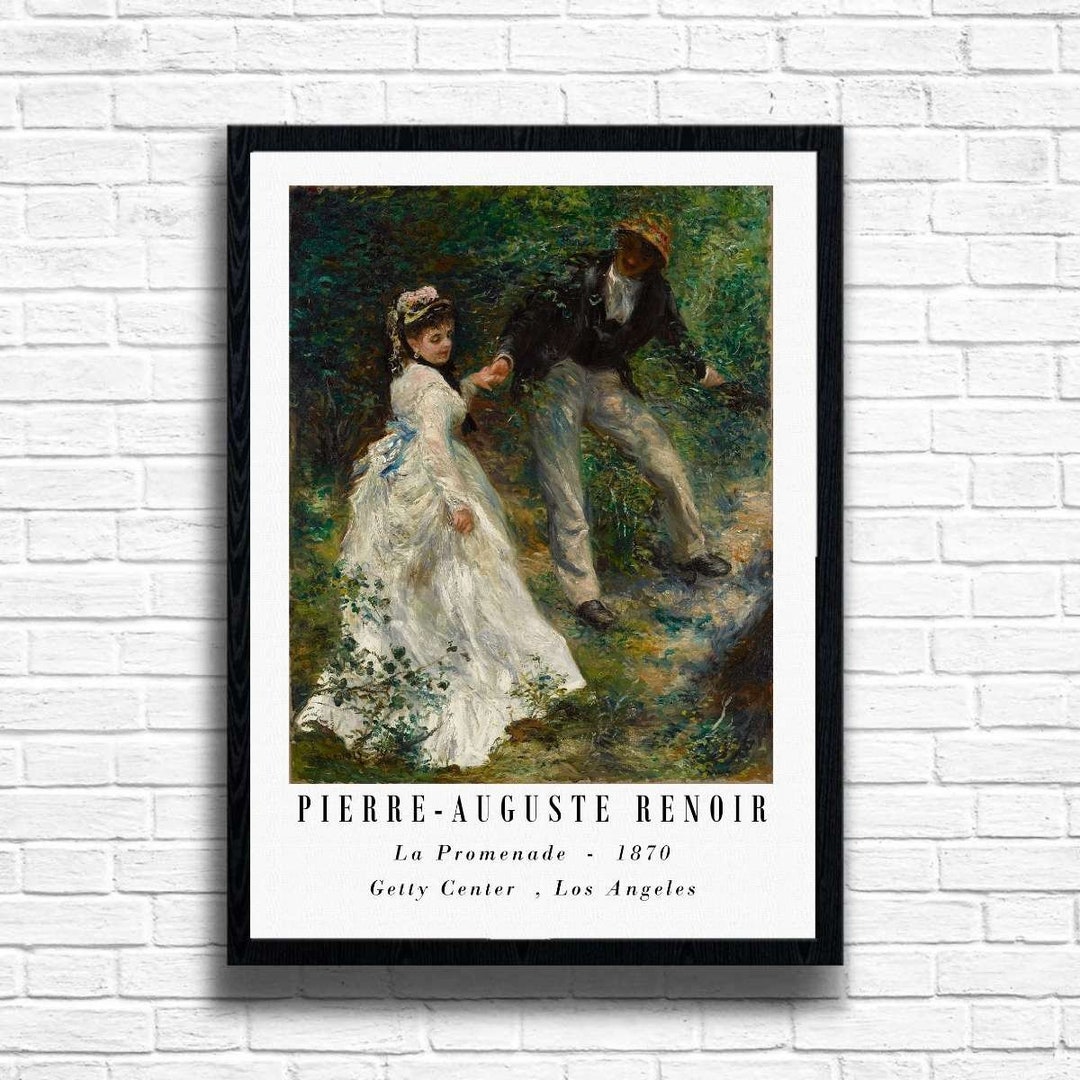 Renoir La Promenade Print: Classic Fine Art Reproduction - Etsy