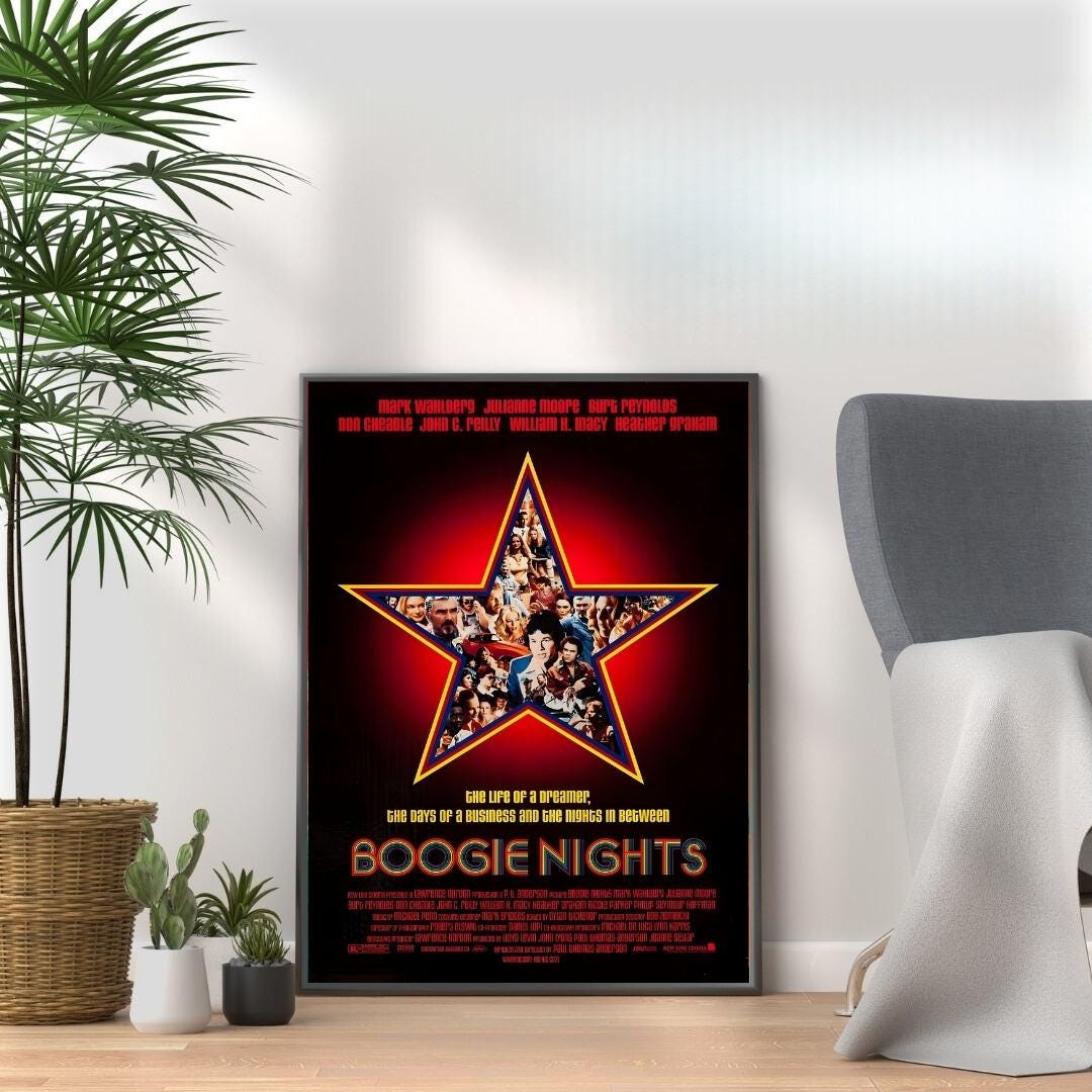 Boogie Nights Movie Poster: 90s Retro Film Art (A3 A4 A5) - Etsy