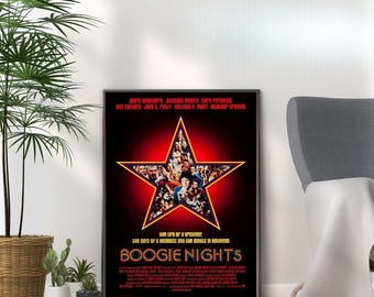 Boogie Nights Movie Poster: 90s Retro Film Art (A3 A4 A5) - Etsy