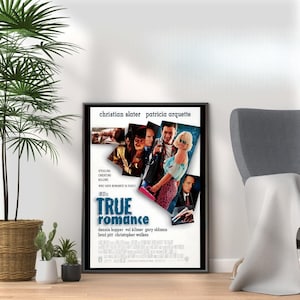 True Romance Movie Poster: Retro Film Art Print