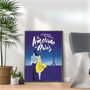 An American in Paris Musical Poster: Broadway Theatre Wall Art