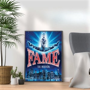Fame Musical Poster: Broadway Theatre Wall Art