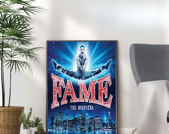 Fame Musical Poster: Broadway Theatre Wall Art
