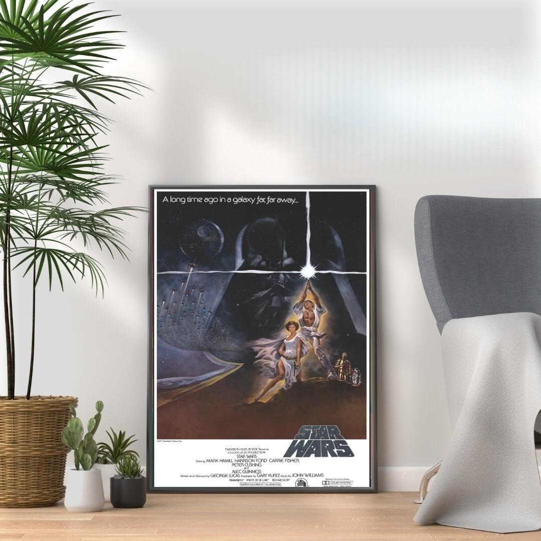 Vintage Star Wars A New Hope Movie Poster: Retro Film Art (A3 A4 A5) - Etsy
