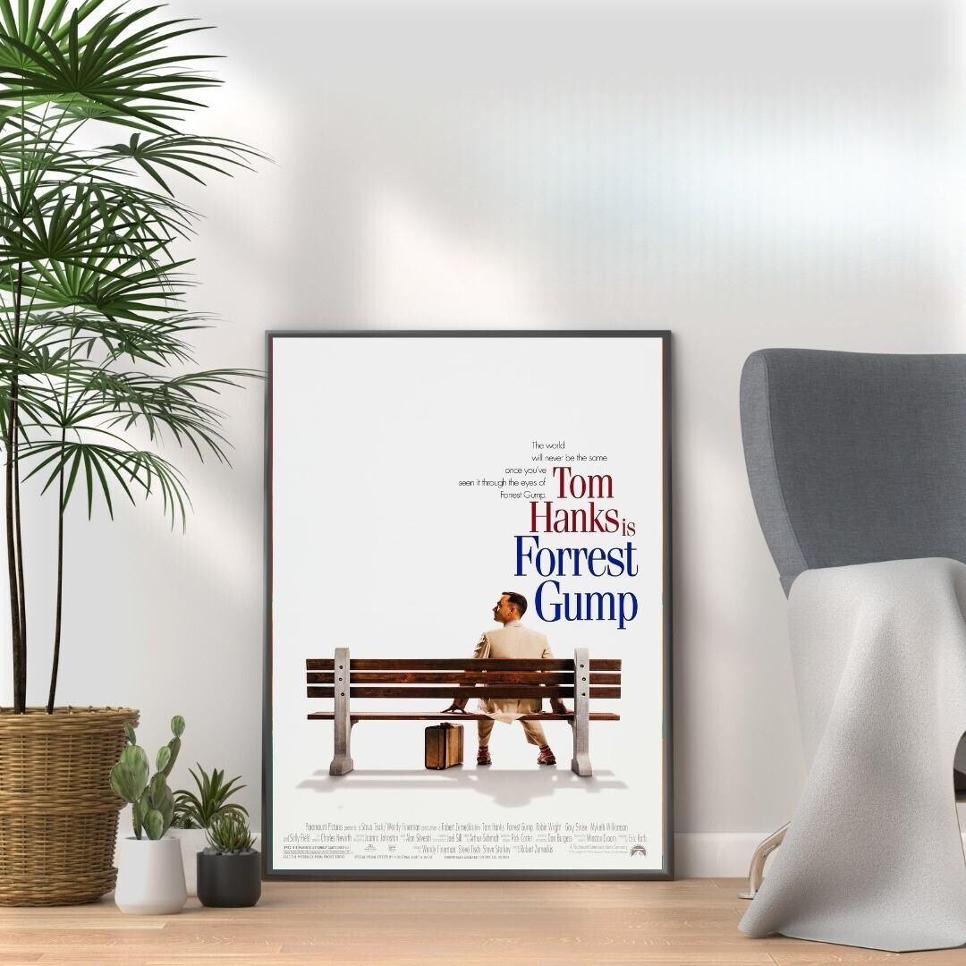 Forrest Gump Movie Poster: 90s Retro Film Art Print - Etsy Australia
