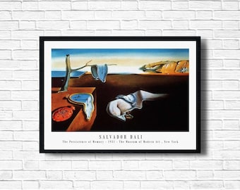 Salvador Dali &#39;Persistence of Memory&#39; Art Print: Classic Surrealism