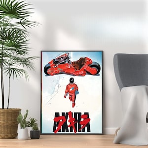 Akira Movie Poster: Retro Film Wall Art (A3 A4 A5)