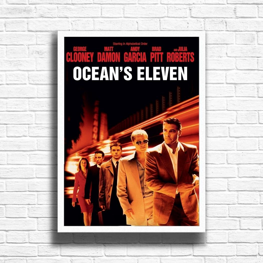 オーシャンズ11の映画ポスター：2000年代の映画アートプリント - Etsy 日本