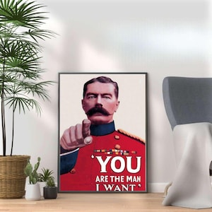 WWII Propaganda Poster: &quot;You Are The Man I Want&quot; - Vintage Military Art