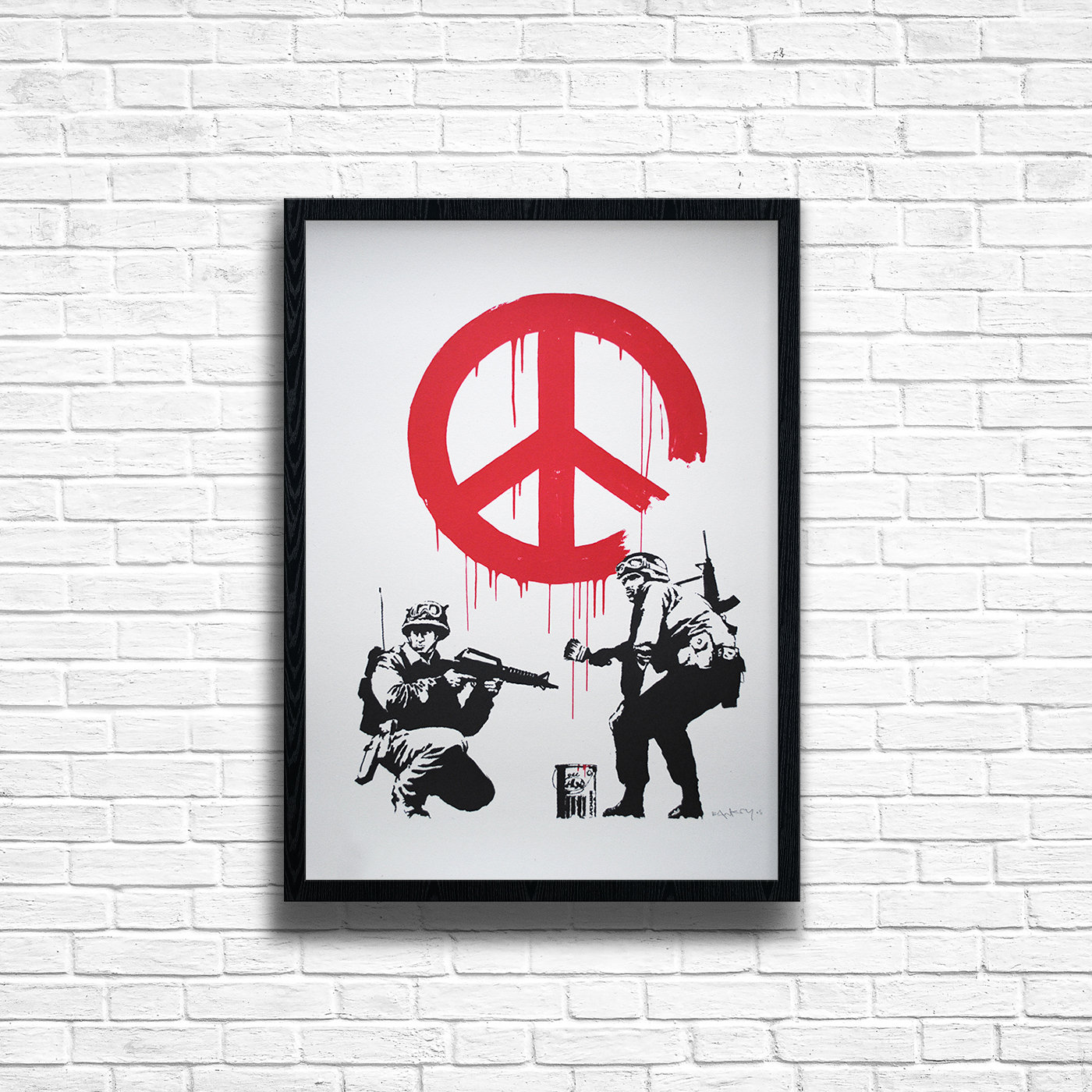 Banksy CND Soldiers Graffiti Print: Urban Street Art Poster - Etsy