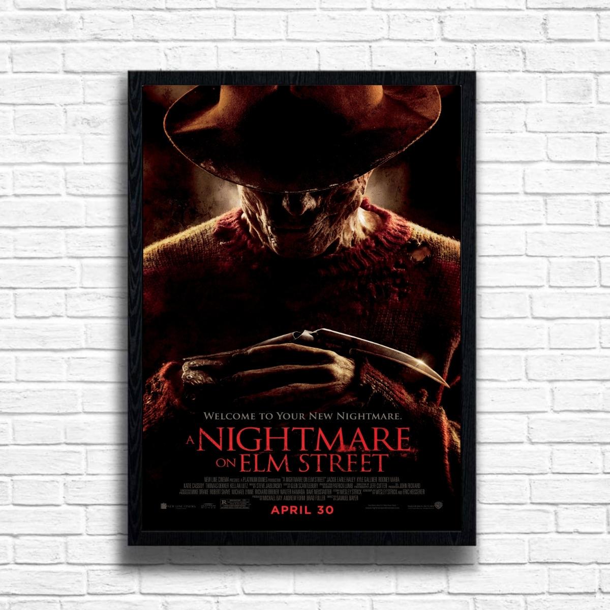 エルム街の悪夢　ホラー　映画　アート　フレディ・クルーガー　海外　ポスター　絵 US版ポスター『エルム街の悪夢』 - メルカリ