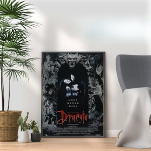 Dracula Movie Poster: Vintage Film Print, Classic Horror Art (A3 A4 A5)