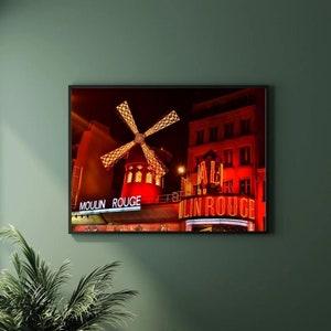 Moulin Rouge Musical Poster: Vibrant Broadway Wall Art