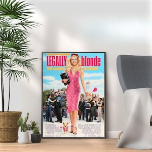 Natürlich blond - Naughties 2000s Movie Print - Film Wall Art Collection für Kinofilmliebhaber & Popkultur Fans A3 A4 A5 Home Décor
