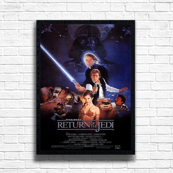 ヴィンテージ スターウォーズ ジェダイの帰還 映画ポスター - 80年代