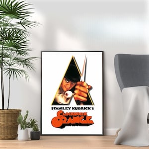 A Clockwork Orange Print: Vintage Movie Poster, Retro Film Art