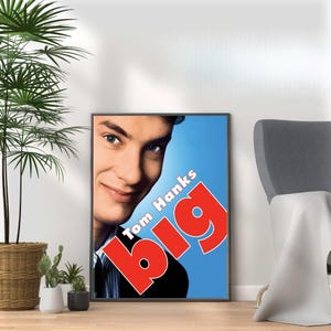 Big - Vintage 80s Movie Print - Retro Film Wall Art Collection for Nostalgic Movie Lovers & Pop Culture Fans A3 A4 A5 Home Décor