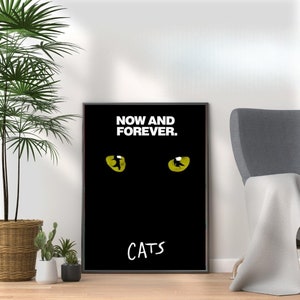 Cats Musical Poster Print - Vibrant Wall Art for Fans - Home Wall Decor Gift - Broadway West End Musical Theatre Wall Art Display