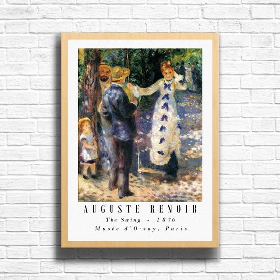 Renoir 'the Swing' Print: Classic Fine Art Reproduction - Etsy