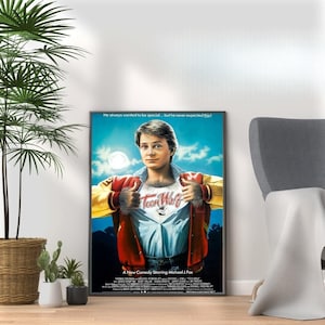 Teen Wolf - Vintage 80s Movie Print - Retro Film Wall Art Collection for Nostalgic Movie Lovers & Pop Culture Fans A3 A4 A5 Home Décor