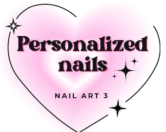Press on nails personalized NAIL ART NIV 3