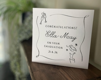 Graduation Card: Personalised, Square, Folding
