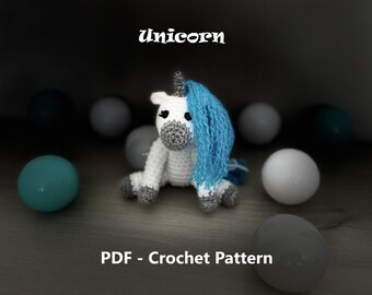 Unicórnio - Padrão de Crochê PDF
