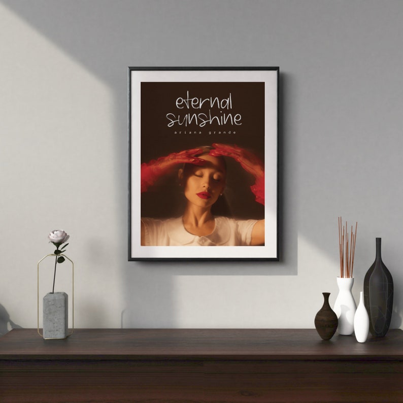 Ariana Grande Eternal Sunshine Art Print Poster Digital Art Wall Decor