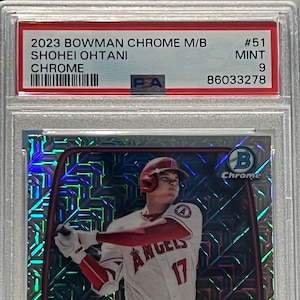 2023 Bowman Chrome M/B Shohei Ohtani #51 Mint 9 - Etsy