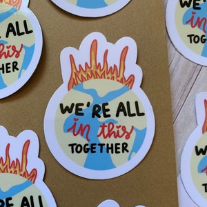 Sticker - We’re all in this together | Scrapbooking, carnet, ordinateur