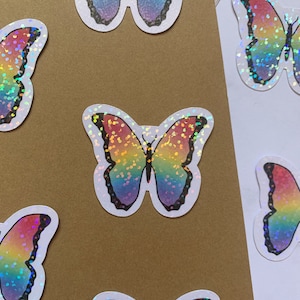 Sticker - Papillon | Scrapbooking, carnet, ordinateur