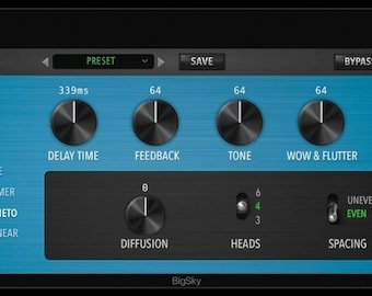 Strymon BigSky 120 days trail reverb digital product instant delivery vst plugin aax
