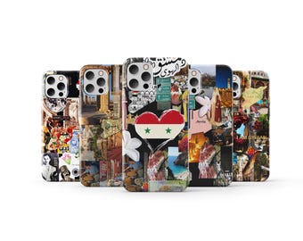 Syria Phone Case Arabic Phone Cover for iPhone 16 Pro Max iPhone 15 iPhone 13 iPhone 11 Samsung S24 Ultra Samsung A15 5G Samsung S23 S22 S21