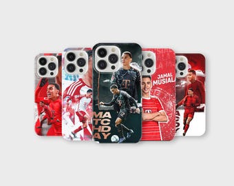 Custodia per telefono Jamal Musiala, cover per telefono Musiala per iPhone 16 Pro Max 15 14 13 12 11 Plus, Samsung S25 Ultra S24 S23 S22 S21 S20 FE A16 A56